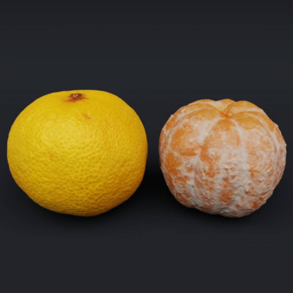 Tangerine - With/Without Peel preview image 1